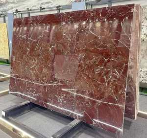 Piano di Lavoro in Marmo Rosso Levanto, Pietra Naturale Rosso Borgogna per Isola <span class=keywords><strong>Cucina</strong></span>, Mobile Bagno, Bancone Bar Hotel e Tavolo <span class=keywords><strong>da</strong></span> Pranzo - Product Image 6
