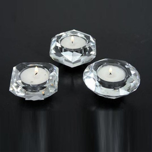 Rõ ràng kim cương Shape pha lê Hàng Mã người giữ ngọn nến MH-TZ0313 - Product Image 1