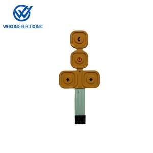 Silicone push button với FPC chiếu sáng bàn phím & bàn phím Silicone màng chuyển đổi - Product Image 2