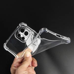 Coque de téléphone antichoc en TPU pour <span class=keywords><strong>Xiaomi</strong></span> 14 <span class=keywords><strong>Pro</strong></span> 14T Poco M6 Poco F6 Civi 4 <span class=keywords><strong>Pro</strong></span> 14 quatre coins Airbags couverture arrière transparente - Product Image 2