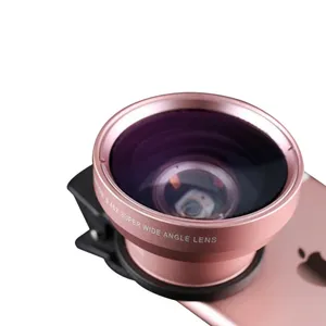 Equipo de fotografía Universal Closeup 0.45x, Clip gran angular, lentes de cámara, Macro para teléfono móvil