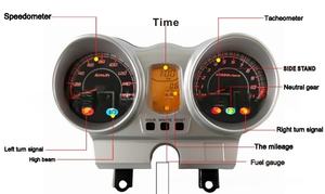 Nuevo Tablero Digital para Motocicleta de Alta Calidad en Plata y Negro y Medidor Multifuncional para Modificación de CBX250 - Product Image 5