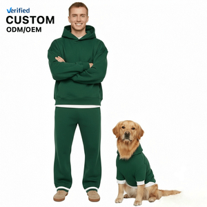 Conjuntos <span class=keywords><strong>de</strong></span> Sudadera con Capucha y Pantalones Deportivos para Hombre, Color Liso, Personalizados <span class=keywords><strong>de</strong></span> Joymay, Cómodos y Holgados, <span class=keywords><strong>de</strong></span> Algodón, con Diseño <span class=keywords><strong>de</strong></span> Perro - Product Image 1