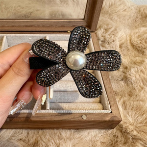 Light luxury rhinestone temperament side cli bangs <b>clip</b> high-value photo atmosphere hair <b>clip</b> hair <b>clip</b> hair <b>clip</b> - Product Image 3