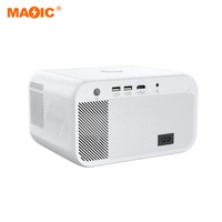 1 + 16G 5G WIFI Mini projecteur portable Full HD écran LED vidéo projecteur à domicile avec haut-parleur pour projecteurs d'intérieur