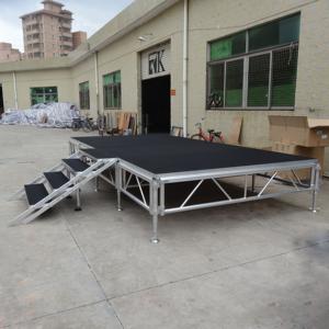 Tableros de escenario modulares portátiles ligeros escenario de actuación musical para interiores - Product Image 4