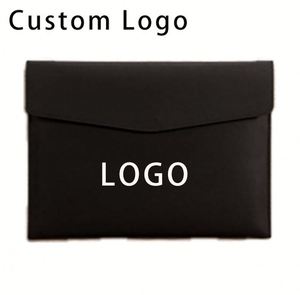 Custom Logo A4 B5 A6 Leather Portfolio Bag with <b>Envelope</b> Holder for Marketing Events - Product Image 6