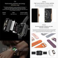 Montre connectée de marque, montres fabriquées en OEM, montre-bracelet Q19 MAX, bracelet intelligent sportif, Relojes Smart Watch Q19 MAX