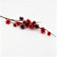 Branche de chardon artificiel Echinops de 90 cm, fleur globe pointue en plastique pour mariage, maison, vase, arrangement floral, vente en gros d'usine
