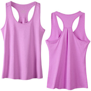 Chaleco sin mangas con espalda cruzada para mujer, top deportivo de secado rápido para deportes al aire libre, para entrenamiento físico y correr - Product Image 6