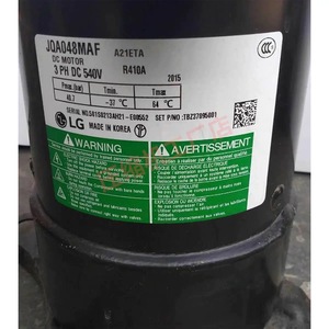 Compresseur scroll LG JQA048MAA DC Inverter 3 phases 540V R410A pour climatisation - Product Image 5