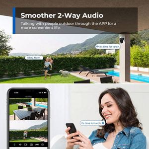 Giám sát máy ảnh với bơ cao nonred bức xạ belia 4k 8MP Wifi máy ảnh nghe lén và Receiver 16 ngoài trời cá - Product Image 5