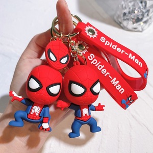 Llavero 3D de Silicona Kawaii de Spiderman de Marvel, Colgante Creativo para Llaves de Coche, Muñeco de Anime de Dibujos Animados, Llavero de Héroe - Product Image 6