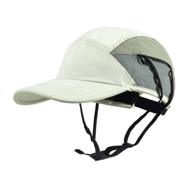 Summer UPF50+ UV Protection Surf Baseball Cap for Men & Women - Breathable Outdoor Hat with Chin Strap & Pocket for Beach Hiking