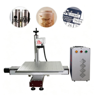 Marqueur laser à fibre série LY-M 20W-120W avec table XY électrique personnalisée, positionnement par lumière rouge, refroidissement par air