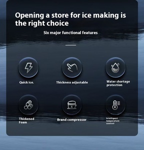 เครื่องทำน้ำแข็งเชิงพาณิชย์คุณภาพสูง35กก./24ชั่วโมงเป็นสิ่งที่ต้องมีสำหรับร้านอาหารบาร์คาเฟ่และห้องครัว - Product Image 5