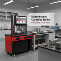 Máquina Integrada de Compresión y Flexión de Cemento Controlada por Microcomputadora