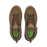 Bottes tactiques mi-hautes pour hommes vente en gros personnalisée chaussures en nubuck artificiel imperméable respirant confortable chaussures de plein air pour hommes