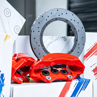 Kit d'étriers de frein à six pistons X-Style FA042, adapté aux grands SUV, compatible avec les séries Zeekr, BYD, Li Auto, Tesla, Bnez, Land Rover