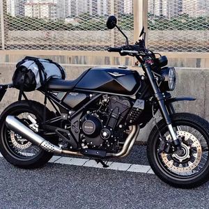 Bolsa de lona impermeable de 48L para motocicleta, alforja trasera para motocicleta, venta al por mayor - Product Image 5