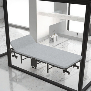 Modern Midcentury Adjustable Foldable Metal <b>Bed</b> for Bedroom Best Quality <b>Portable</b> Design- Jinpa Brand 90 Days Warranty - Product Image 3