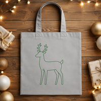 Article populaire en stock et personnalisable : Sac de rangement compact en tissu de toile de Noël Yule Ink, renforcé en coton végétal, pour articles ménagers divers