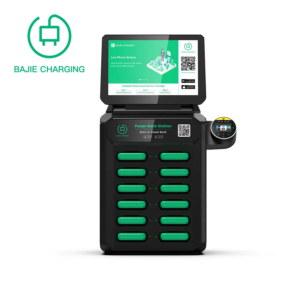 Lector POS, Banco de energía, Banco de energía, máquina Vend, aplicación y sistema de Back-end