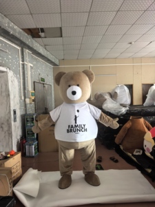 Costume de tête d'ours en peluche géant unisexe <span class=keywords><strong>XXL</strong></span>, haute qualité, personnalisé, pour hommes, femmes et enfants, inspiré des personnages d'anime - Meilleure vente - Product Image 4