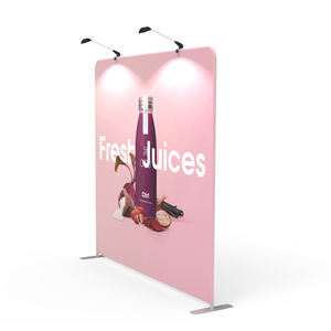 Telón de Fondo para Exposiciones, Stand de Exhibición Enrollable, <span class=keywords><strong>Pop</strong></span>-Up, Extensible y Curvo, Soporte para Pancartas, Fondo para Fiestas - Product Image 1