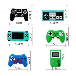 Porte-clés console de jeu de dessin animé en PVC souple, pendentif manette <span class=keywords><strong>Fortnite</strong></span>, petit cadeau, jouet, modèle DJS006 en gros - Product Image 5