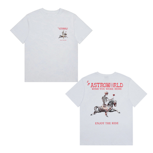 2025 caliente verano marca de alta calidad American Hip Hop Tee <span class=keywords><strong>Travis</strong></span> camiseta diseño de moda Logo personalizado camiseta Streetwear para hombres - Product Image 5