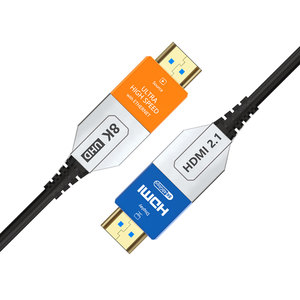 Cable HDMI AOC 8K al por Mayor, 48 Gbps <span class=keywords><strong>de</strong></span> Alta Velocidad, EARC 8K60Hz, Larga Distancia, Carcasa <span class=keywords><strong>de</strong></span> Aleación <span class=keywords><strong>de</strong></span> Zinc, Revestimiento <span class=keywords><strong>de</strong></span> TPE, Cable HDMI <span class=keywords><strong>de</strong></span> <span class=keywords><strong>Fibra</strong></span> para <span class=keywords><strong>TV</strong></span> - Product Image 1