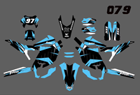 Kit d'autocollants graphiques Surron Light Bee X Ultra Bee, autocollants Segway X260 X160, graphiques personnalisés pour vélos électriques haute performance