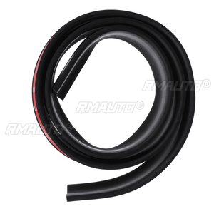 Spoiler arrière universel en caoutchouc 5D, kit de modification DIY, 1,5 m, 35/45 mm, pour carrosserie, spoiler de coffre, spoiler de toit arrière - Product Image 4