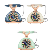 Polisseuse à ongles électrique haute vitesse avec un design vintage d'appareil téléphonique