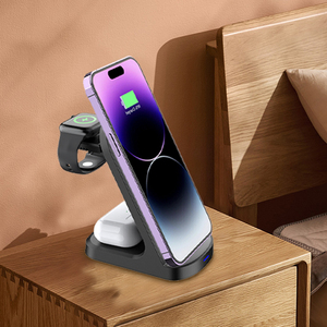 3 1 Sạc Không Dây Đứng Cho Iphone 15 14 13 12 Pro Max Cho <span class=keywords><strong>Apple</strong></span> Đồng Hồ Cho Airpods Pro/3 Từ Điện Thoại Di Động Máy Tính Để Bàn Đứng - Product Image 6