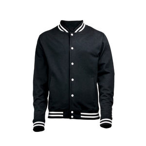 Meilleur prix personnalisé 100% vestes d'université en laine respirant décontracté col rond à capuche motif décoration Service OEM disponible - Product Image 1