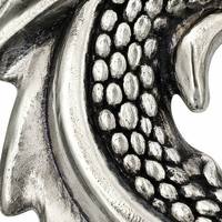 Collana Ciondolo Drago Gotico Lega di Zinco Galvanizzato Catena Lunga Unisex Punk Hip Hop Gioiello