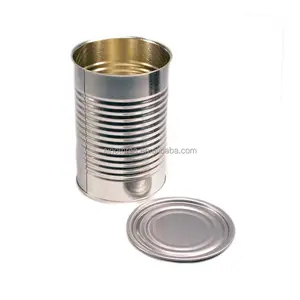 400g Empty Tin Cans Wholesale Price Round Metal Container With EOE Lids For Tomato Paste Tuna Fish Meat Vegetables Fruit Jam