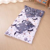 Tapis de sieste 2-en-1 personnalisé pour tout-petits avec oreiller et couverture, matelas de sommeil tout-en-un pour enfants, idéal pour la garderie et la maternelle