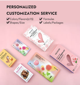 Stokta Taşınabilir Ağda Kağıdı 15 Adet Çift Taraflı Dokunmamış Kumaş Tek Kullanımlık Tüy Dökücü Ağda Bantları - Product Image 5