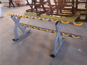 Bancs et supports de banc de gymnastique de haute qualité entraînement de poids gratuit équipement de gymnastique de musculation support d'haltères à deux couches - Product Image 4