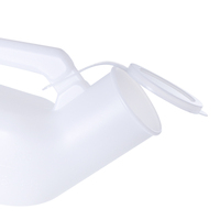 Bouteille d'urinoir unisexe de 1000ml jetable/réutilisable avec poignée Type de désinfection EOS pour les voyages, le camping et les hôpitaux.