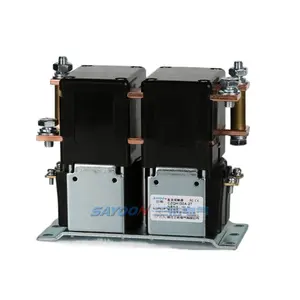 Contactor de corriente continua para vehículos eléctricos, 2 cabrestante, 12V, 24V, 36V, 48V, 72v, productos de consumo