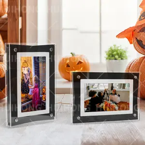 Hot Selling All Saints' Day Gift Colorful NFT Transparent Electronic Album Digital Acrylic Player Motion Video Photo Frame