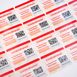 Avery tùy chỉnh Bopp chống hàng giả dán an ninh PVC nhãn cho thương hiệu bảo vệ kích cỡ khác nhau cho khuyến mãi - Product Image 5