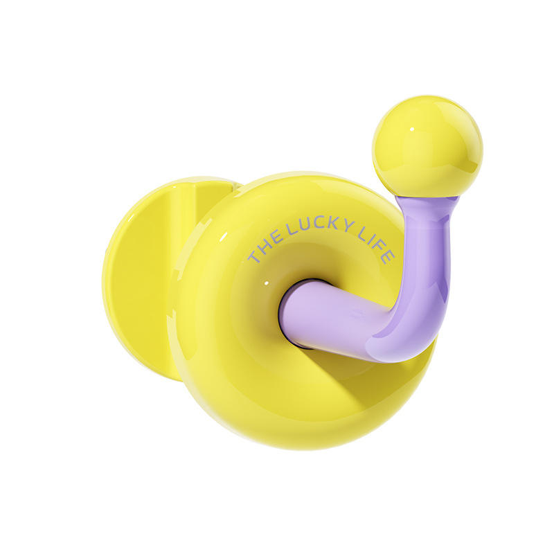 ตะขอหม้อน้ำทรงกลม [เหลือง/ม่วง]