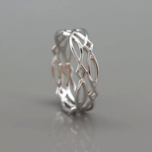 Anello Intrecciato Minimalista Stile Europeo, Gioiello da Donna alla Moda per Uso Quotidiano, Regalo Chic - Product Image 5