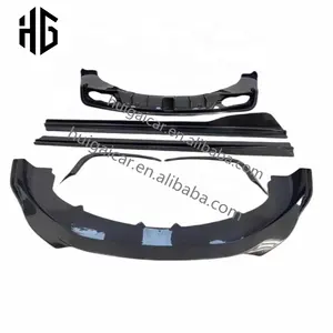 For 2015 Bentley GT ST Style Carbon Fiber Side Skirts Body Kit For Continental GT GTC Front Rear Diffuser Lip Canards Parts