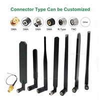 Antenne Mini Pliable de Haute Qualité 2.4/5.8/7.125 GHz Antenne Externe en Caoutchouc Wifi 6e Routeur Sans Fil Terminal Wi-fi